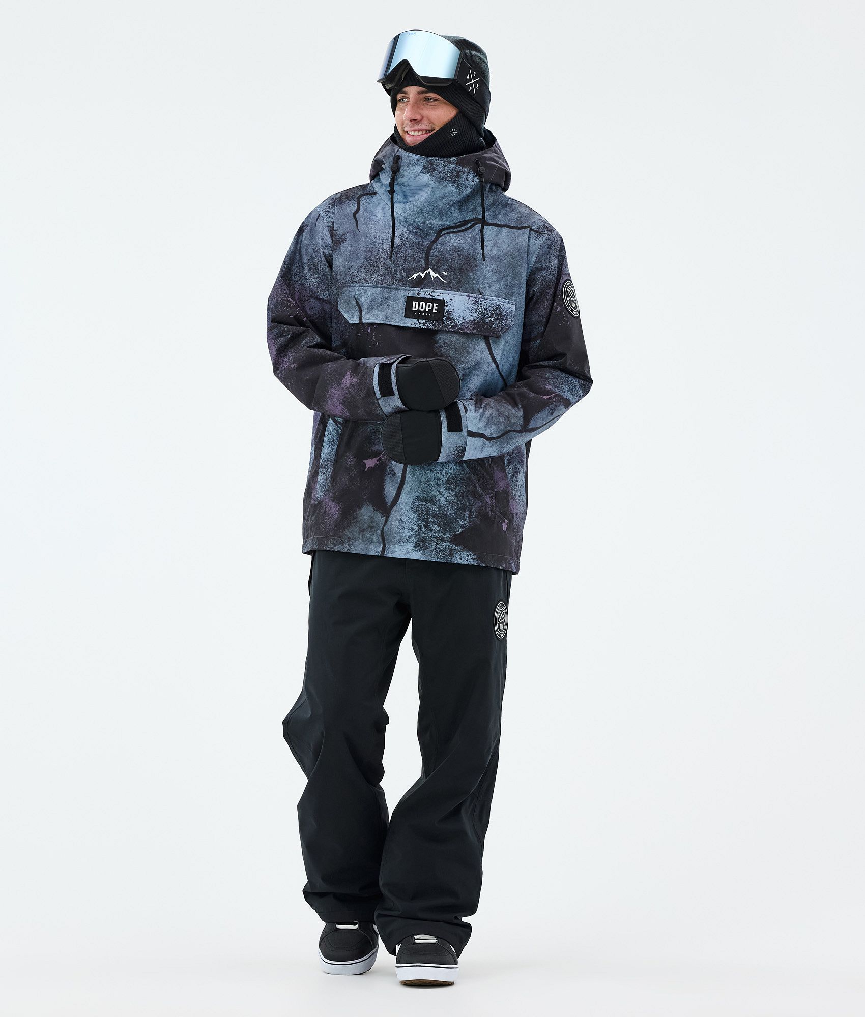Snowboard Jacket For Men Jungle Purple