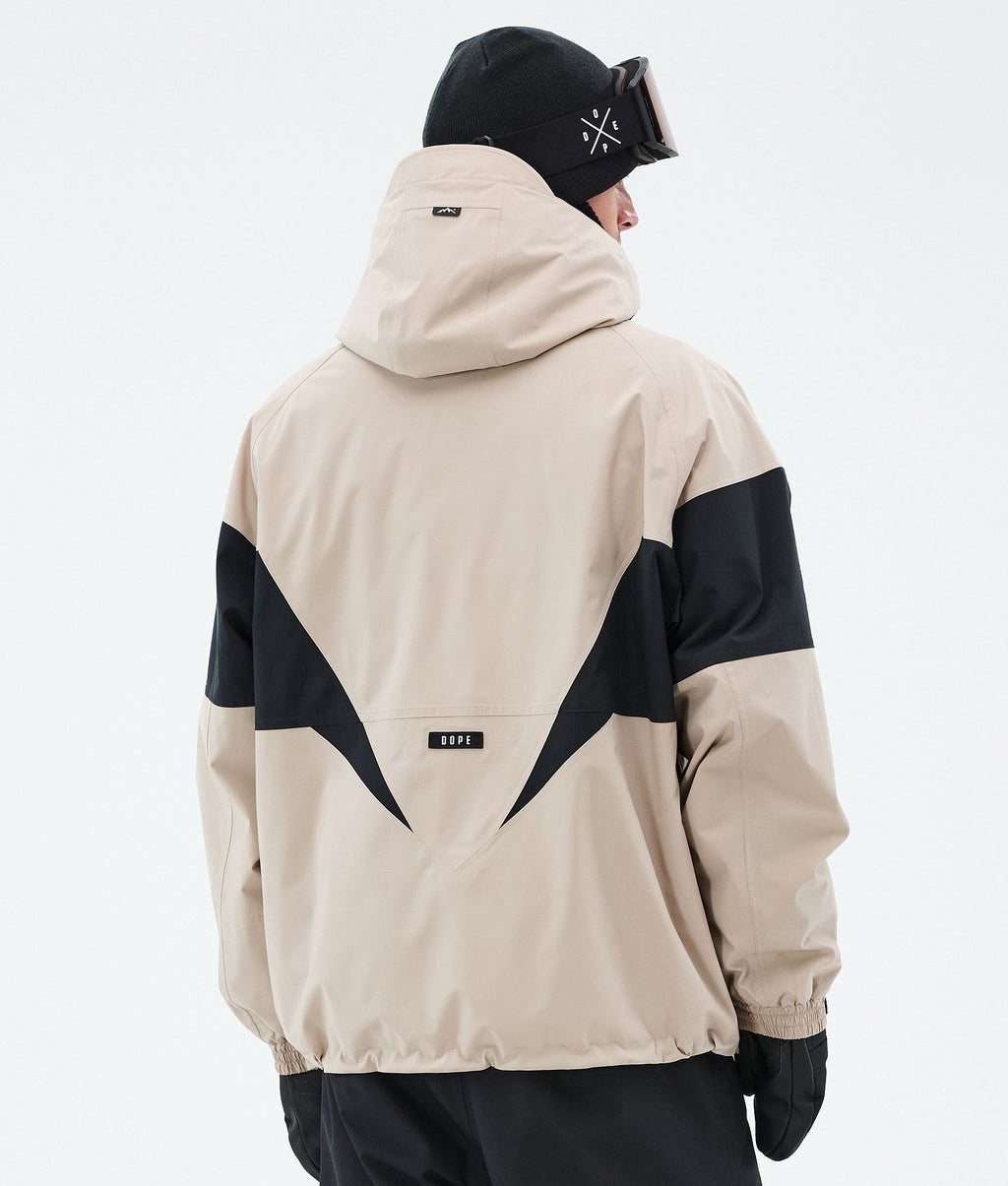 Snowboard Jacket For Men Spike Sand/Black