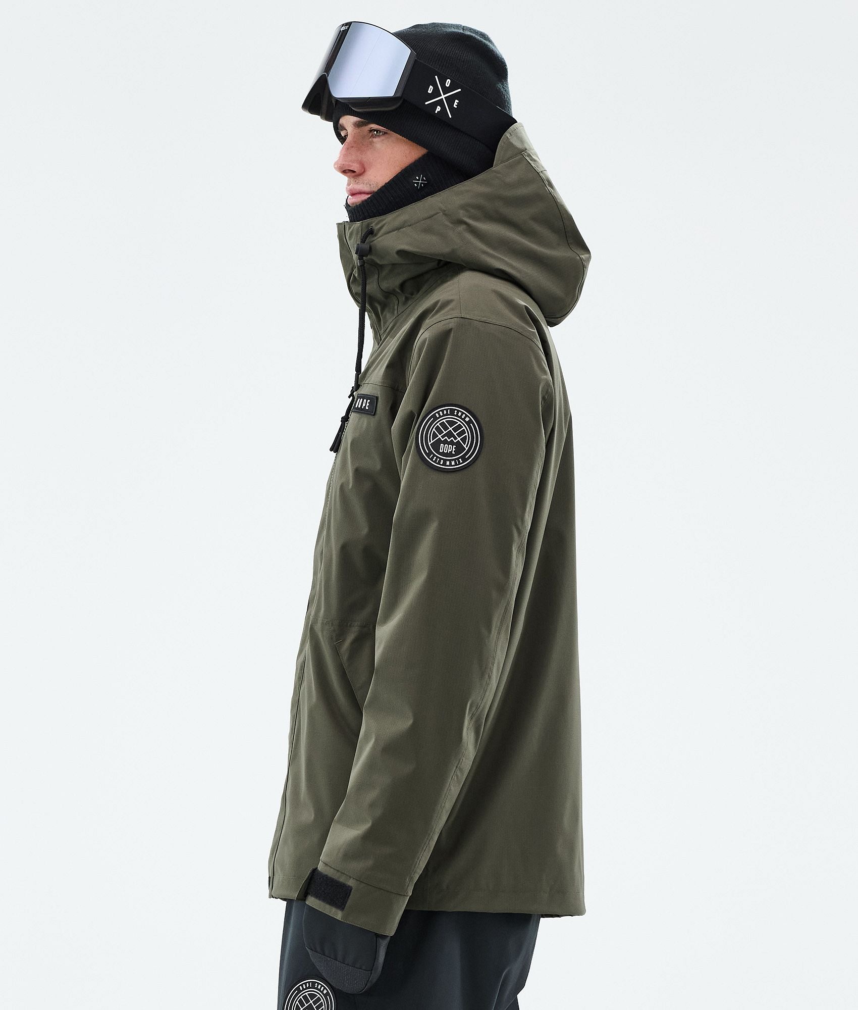 Snowboard Jacket For Men Olive Green