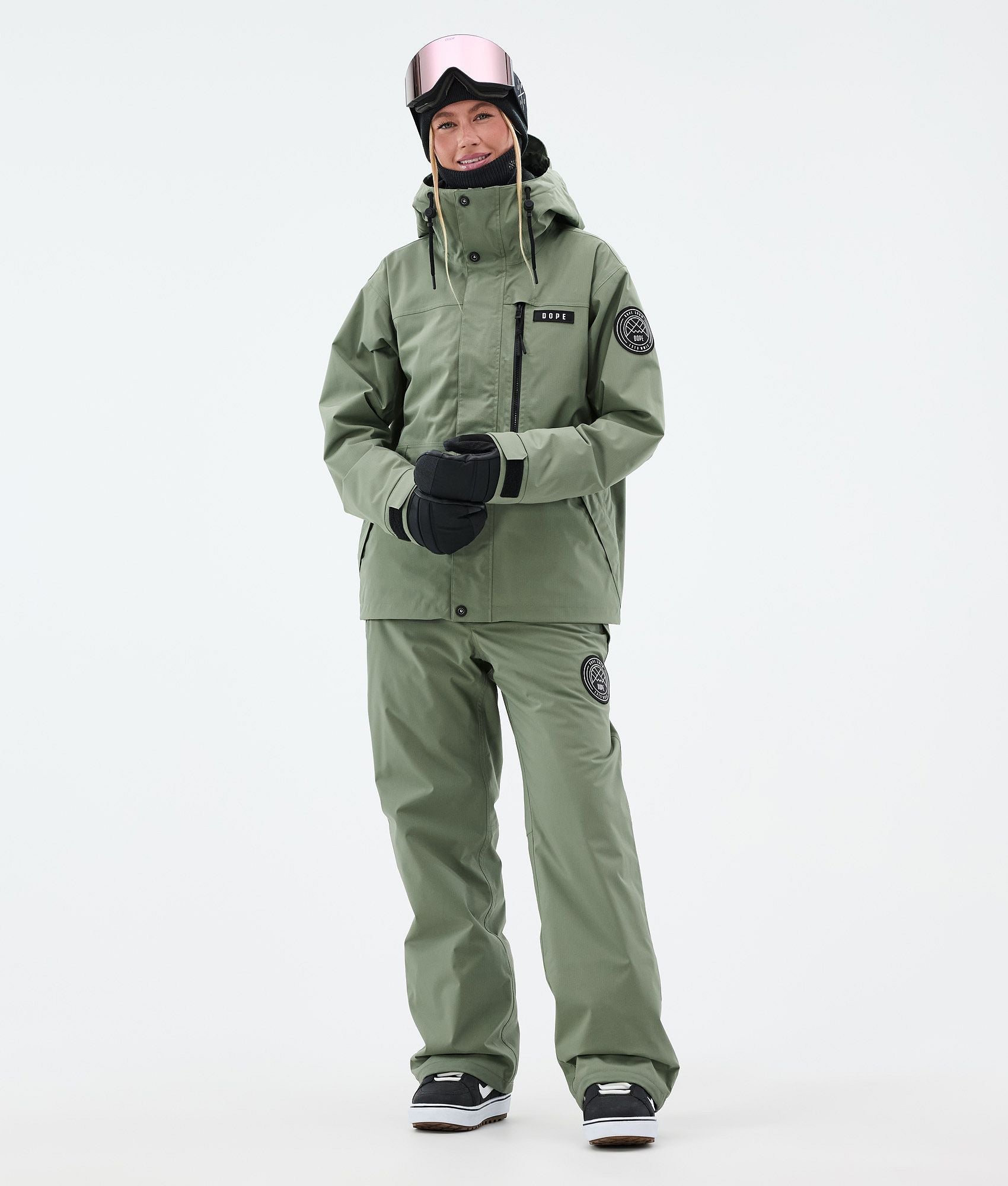 Snowboard Jacket For Women Moss Green