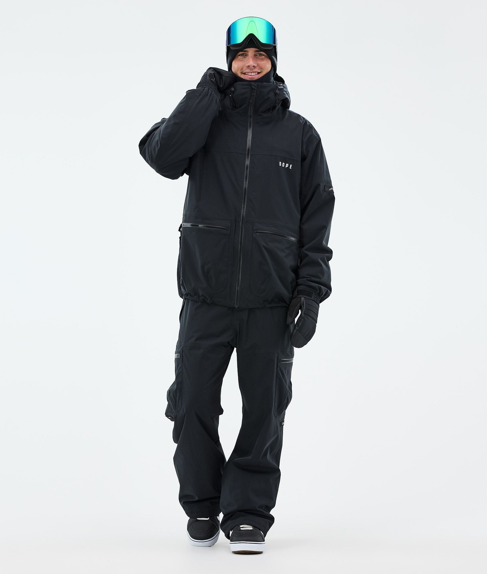 Snowboard Jacket For Men Black