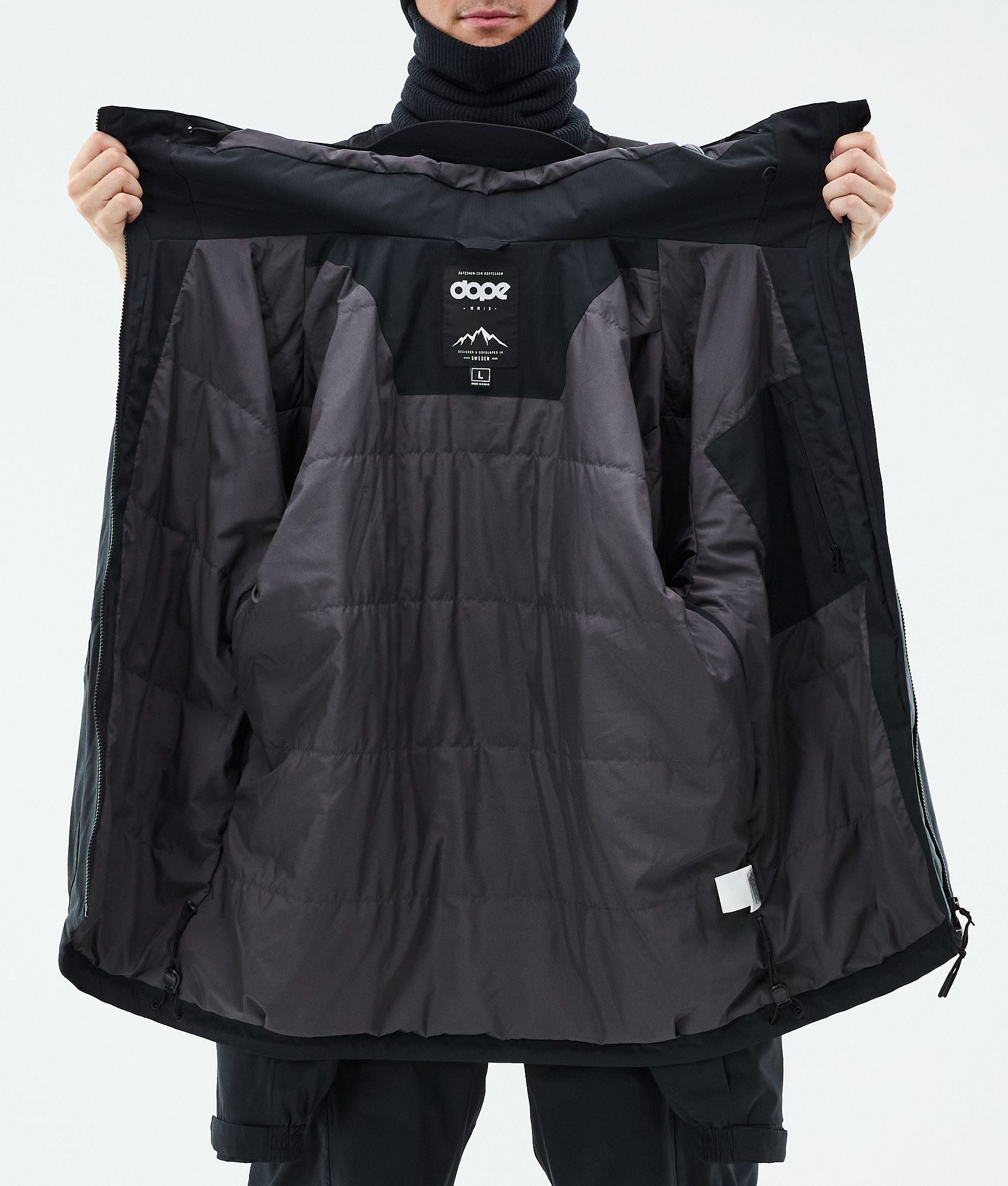 Snowboard Jacket For Men Black