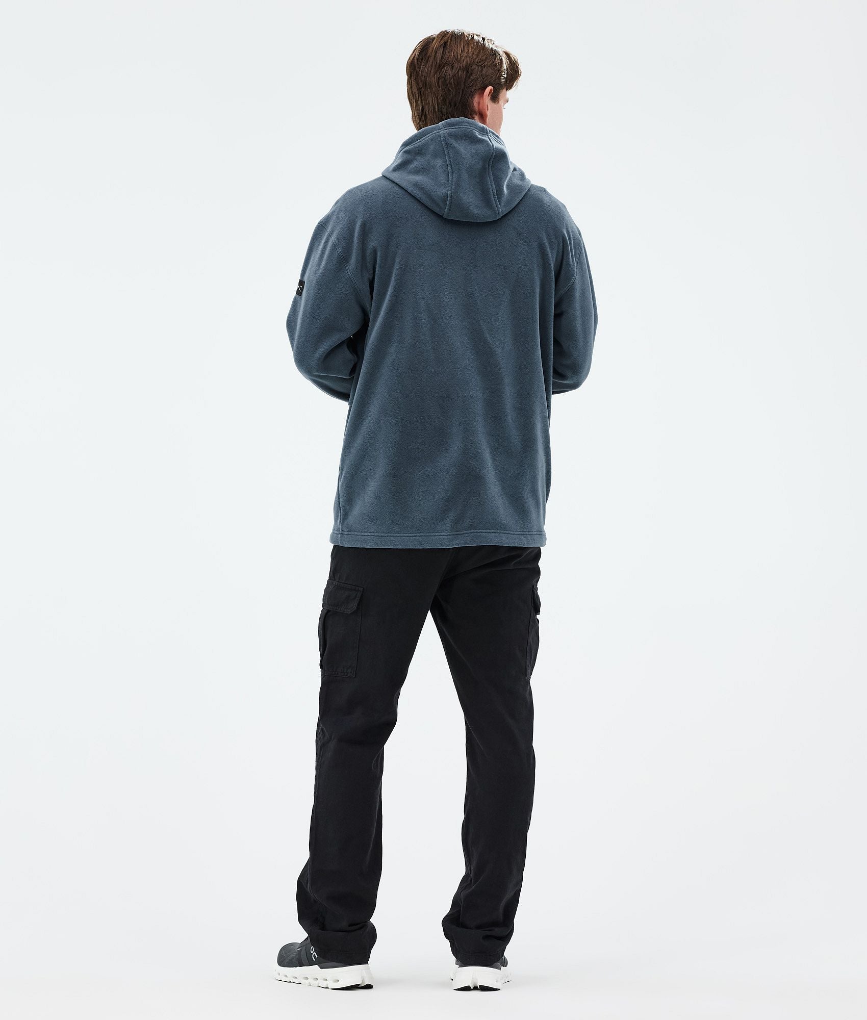 Fleece Hoodie For Men Metal Blue